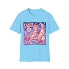 Cancer Kawaii Chibi Moon Girl T-Shirt – Cute Zodiac Astrology Graphic Tee | Pastel Celestial Anime Shirt | Cancer Horoscope Gift