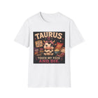 Taurus Touch My Food and Die T-Shirt – Funny Zodiac Bull Graphic Tee | Cute Astrology Food Meme Shirt | Taurus Horoscope Gift