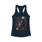 Cancer Moonlit Witch Tank Top – Mystical Zodiac Astrology Graphic Tank | Celestial Coastal Fantasy Summer Top | Cancer Horoscope Gift
