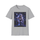 Aquarius Celestial Goddess Tank Top – Mystical Zodiac Astrology Graphic Tank | Cosmic Moon & Stars Summer Top | Aquarius Horoscope Gift