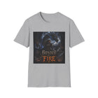 Bonded by Fire T-Shirt – Dragon Fantasy Graphic Tee | Epic Dragon Rider Adventure Shirt | Fangs & Fairy Tales Gift