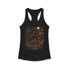 Taurus Moonlit Forest Witch Tank Top – Mystical Zodiac Astrology Graphic Tank | Woodland Fantasy Moon Magic Summer Top | Taurus Horoscope Gift