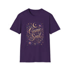 Cosmic Soul T-Shirt – Celestial Galaxy Typography Graphic Tee | Moon & Stars Inspirational Shirt | Astrology Lover Gift