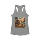 Lost at Sea, Found Myself Tank Top – Vintage Pirate Beach Graphic Tank | Nautical Treasure Map Summer Top | Coastal Adventure Gift