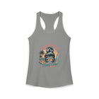 Beach Hair Don't Care Tank Top – Messy Bun Beach Girl Graphic Tank | Funny Coastal Summer Top | Retro Surf Vacation Gift