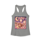 Taurus Kawaii Bull Tank Top – Cute Zodiac Astrology Graphic Tank | Pastel Celestial Fantasy Bull Sleeveless Shirt | Taurus Horoscope Gift