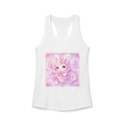 Kawaii Unicorn Bunny Tank Top – Cute Pastel Bunny Unicorn Graphic Tank | Magical Fantasy Rabbit Summer Top | Cutiecore Gift