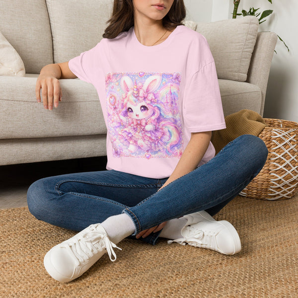 Kawaii Unicorn Bunny T-Shirt – Cute Pastel Bunny Unicorn Graphic Tee | Magical Fantasy Rabbit Shirt | Cutiecore Gift for Unicorn Lovers