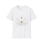 Moonlit Ocean T-Shirt – Celestial Sea & Full Moon Graphic Tee | Dreamy Night Sky Coastal Fantasy Shirt | Moon Lover Gift