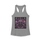 Libra Celestial Gothic Crest Tank Top – Mystical Zodiac Astrology Graphic Tank | Moon & Roses Fantasy Summer Top | Libra Horoscope Gift