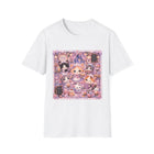 Kawaii Cat Café T-Shirt – Cute Pastel Cats & Bubble Tea Graphic Tee | Cozy Dessert Café Animal Shirt | Cutiecore Gift for Cat Lovers