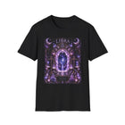 Libra Celestial Magic Portal T-Shirt – Mystical Zodiac Astrology Graphic Tee | Cosmic Fantasy Gateway Shirt | Libra Horoscope Gift