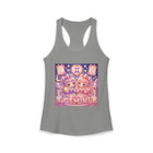 Gemini Kawaii Twin Girls Tank Top – Cute Zodiac Astrology Graphic Tank | Pastel Celestial Chibi Summer Top | Gemini Horoscope Gift