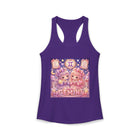 Gemini Kawaii Twin Girls Tank Top – Cute Zodiac Astrology Graphic Tank | Pastel Celestial Chibi Summer Top | Gemini Horoscope Gift