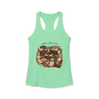 Books Cats & Tea Tank Top – Cozy Cat Lover Bookish Graphic Tank | Reader and Tea Lover Summer Top | Gift from The Bookworm’s Hideaway