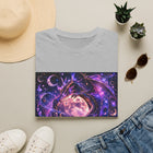 Celestial Dragon Moon T-Shirt – Purple Fantasy Dragon & Full Moon Graphic Tee | Whimsical Fairycore Magic Shirt | Fairy Dust & Moonbeams Gift