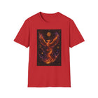 Celestial Phoenix T-Shirt – Fiery Cosmic Bird Graphic Tee | Mystical Rising Phoenix Fantasy Shirt | Moonstruck & Stardusted Gift