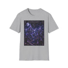 Capricorn Celestial Castle T-Shirt – Mystical Zodiac Astrology Graphic Tee | Moonlit Fantasy Landscape Shirt | Capricorn Horoscope Gift
