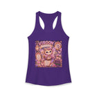 Virgo Kawaii Owl Tank Top – Cute Zodiac Astrology Graphic Tank | Pastel Celestial Book Lover Owl Summer Top | Virgo Horoscope Gift