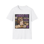 Virgo Correcting Things Since Birth T-Shirt – Funny Zodiac Owl Graphic Tee | Cute Astrology Meme Shirt | Virgo Horoscope Gift