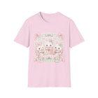 Kawaii Bunny Tea Party T-Shirt – Cute Pastel Rabbit Bubble Tea Graphic Tee | Sweet Tea Time Animal Shirt | Cutiecore Gift
