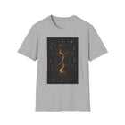 Celestial Hourglass T-Shirt – Mystical Cosmic Sands of Time Graphic Tee | Moon & Stars Fantasy Shirt | Astrology Lover Gift