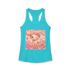 Aries Kawaii Ram Tank Top – Cute Zodiac Astrology Graphic Tank | Pastel Rainbow Lamb Summer Top | Aries Horoscope Gift