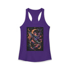 Celestial Whale Tank Top – Cosmic Moon & Galaxy Whale Graphic Tank | Mystical Space Ocean Fantasy Summer Top | Whale Lover Gift