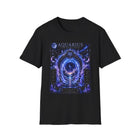 Aquarius Celestial Portal T-Shirt – Mystical Zodiac Astrology Graphic Shirt | Cosmic Moon & Stars Tee | Aquarius Horoscope Gift