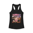 Libra Charisma Is My Backup Plan Tank Top – Funny Zodiac Bunny Graphic Tank | Cute Astrology Meme Summer Top | Libra Horoscope Gift