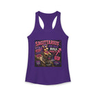 Sagittarius Bad Ideas Build Character Tank Top – Funny Zodiac Lion Graphic Tank | Cute Astrology Meme Summer Top | Sagittarius Horoscope Gift