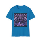 Aquarius Zodiac Crest T-Shirt – Mystical Astrology Emblem Graphic Tee | Celestial Moon & Stars Shirt | Aquarius Horoscope Gift