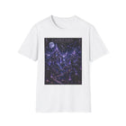 Capricorn Celestial Castle T-Shirt – Mystical Zodiac Astrology Graphic Tee | Moonlit Fantasy Landscape Shirt | Capricorn Horoscope Gift