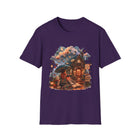 Cozy Book Cottage T-Shirt – Whimsical Reading House Graphic Tee | Fantasy Book Lover Shirt | Literary Gift from The Bookworm’s Hideaway
