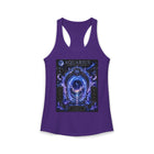 Aquarius Celestial Portal Tank Top – Mystical Zodiac Astrology Graphic Sleeveless Shirt | Cosmic Moon & Stars Summer Tank | Aquarius Horoscope Gift