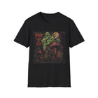 Puff Past the Fear T-Shirt – Cannabis and Magic Mushroom Graphic Tee | Spooky Psychedelic Stoner Shirt | Enchanted Haze Gift