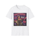 Sagittarius Bad Ideas Build Character T-Shirt – Funny Zodiac Lion Graphic Tee | Cute Astrology Meme Shirt | Sagittarius Horoscope Gift