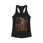 Leo Moonlit Lion Castle Tank Top – Mystical Zodiac Astrology Graphic Tank | Celestial Fantasy Kingdom Sleeveless Top | Leo Horoscope Gift