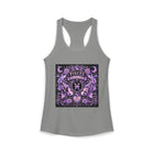 Pisces Celestial Gothic Crest Tank Top – Mystical Zodiac Astrology Graphic Tank | Moon & Roses Fantasy Summer Top | Pisces Horoscope Gift