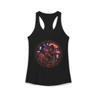 Psychedelic Moon Goddess Tank Top – Cannabis and Magic Mushroom Graphic Tank | Trippy Witchy Summer Top | Enchanted Haze Gift