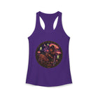 Psychedelic Moon Goddess Tank Top – Cannabis and Magic Mushroom Graphic Tank | Trippy Witchy Summer Top | Enchanted Haze Gift