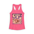 Taurus Kawaii Bull Tank Top – Cute Zodiac Astrology Graphic Tank | Pastel Celestial Fantasy Bull Sleeveless Shirt | Taurus Horoscope Gift