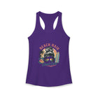 Beach Hair Don't Care Tank Top – Messy Bun Beach Girl Graphic Tank | Funny Coastal Summer Top | Retro Surf Vacation Gift