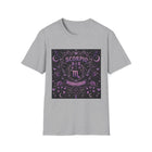 Scorpio Celestial Gothic Crest T-Shirt – Mystical Zodiac Astrology Graphic Tee | Dark Fantasy Emblem Shirt | Scorpio Horoscope Gift
