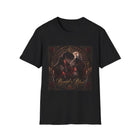 Bound by Blood T-Shirt – Vampire Couple Fantasy Graphic Tee | Gothic Romance Vampire Love Shirt | Fangs & Fairy Tales Gift