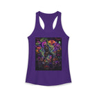 Psychedelic Skeleton Mushroom Tank Top – Cannabis and Magic Mushroom Graphic Tank | Trippy Dancing Skeleton Summer Top | Enchanted Haze Gift