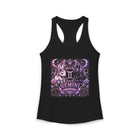 Gemini Celestial Bunny Crest Tank Top – Cute Zodiac Astrology Graphic Tank | Mystical Moon & Stars Rabbit Summer Top | Gemini Horoscope Gift