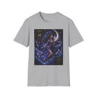 Pisces Celestial Moon Sorceress T-Shirt – Mystical Zodiac Astrology Graphic Tee | Cosmic Fantasy Water Sign Shirt | Pisces Horoscope Gift