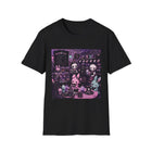 Kawaii Goth Bunny Bakery T-Shirt – Pastel Goth Dessert Shop Tee with Cupcakes, Skulls & Spooky Cute Vibes