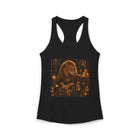 Leo Majestic Celestial Lion Tank Top – Mystical Zodiac Astrology Graphic Tank | Golden Moon Magic Fantasy Summer Top | Leo Horoscope Gift